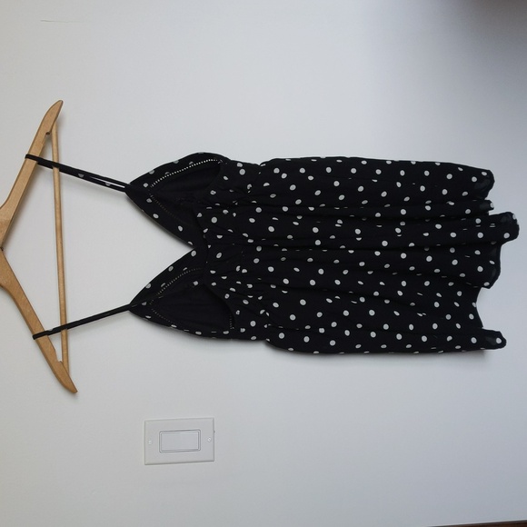 NEW Japna black & white polkadot romper size small - Picture 4 of 12